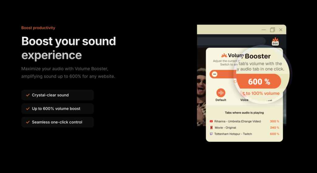 Audio Booster Extension Chrome